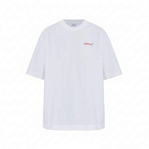Off-White T-Shirt - Red Logo